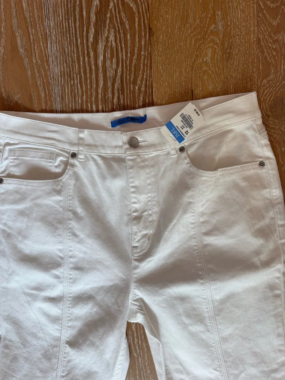 J.Mclaughlin Women's Clearwater Jeans white new with tags - Picture 6 of 13